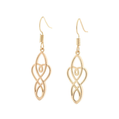 1 Pair Vintage Style Water Droplets Copper Drop Earrings