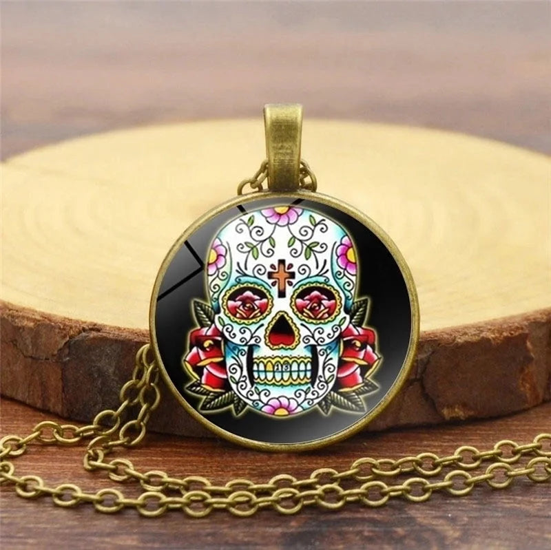 Minimalist Skull Alloy Plating Unisex Pendant Necklace 1 Piece