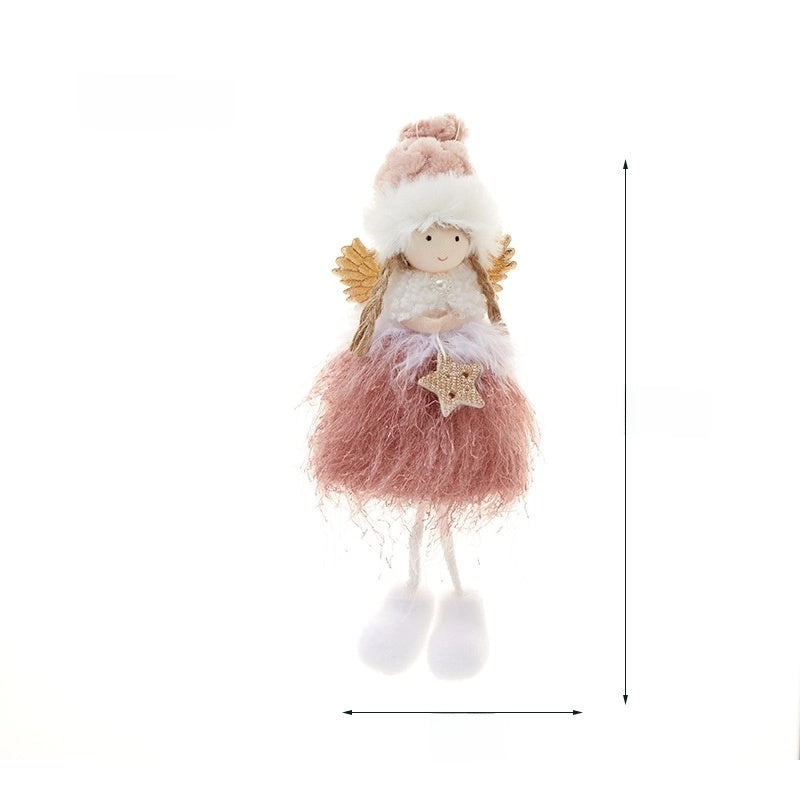 Christmas Angel Cloth Plush Party Hanging Ornaments