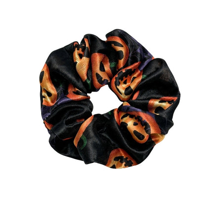 Hip-Hop Funny Halloween Pattern Printing Pumpkin Cloth Hair Tie