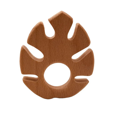 Baby Soothing Toys Beech Wood Animal Ornaments Molar Toys Baby Molar Stick Toys