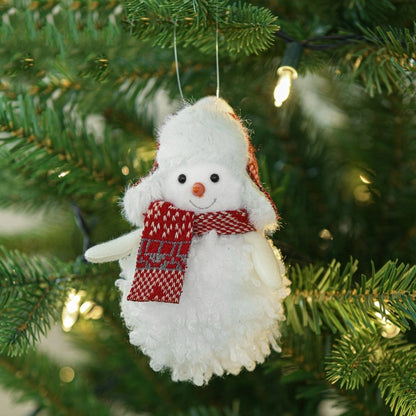 Christmas Casual Elegant Cute Snowman Plush Holiday Banquet Party Hanging Ornaments Decorations Hanging Ornaments