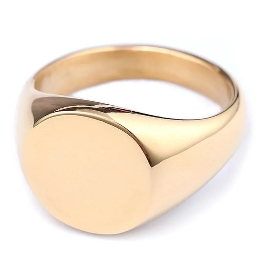 Jewelry Minimalist Solid Color 304 Stainless Steel Plating Stainless Steel Rings