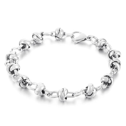 Business Solid Color Titanium Steel 18K Gold Plated Bracelets In Bulk