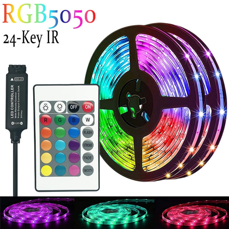 Led Strip Rgb Low Voltage Strip Ws2812b Horse Racing Breathing Flowing Water Desktop Atmosphere 5V Magic USB Light Bar