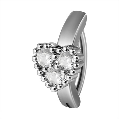 1 Piece Belly Rings Casual Hawaiian Tropical Flower Butterfly 304 Stainless Steel Inlay Zircon