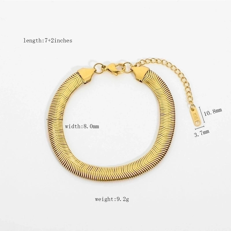 Fashion Stainless Steel No Inlaid Bracelets In Bulk