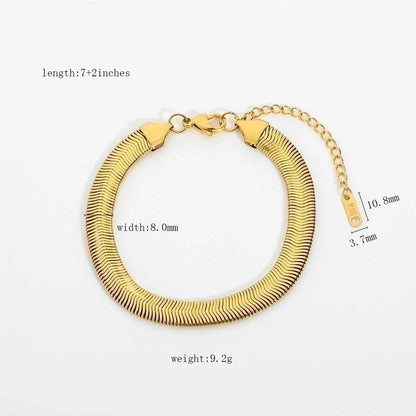 Fashion Stainless Steel No Inlaid Bracelets In Bulk