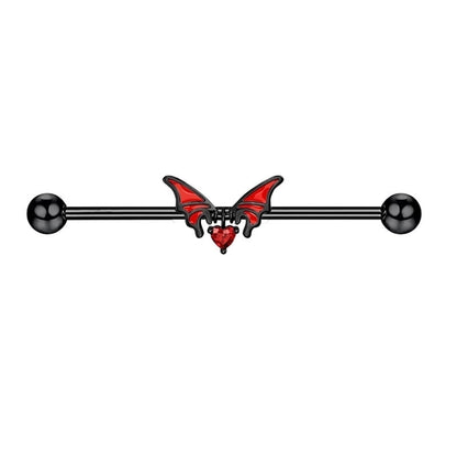 1 Piece Belly Rings Minimalist Heart Shape Copper Inlay Rhinestones Nipple Rings & Studs Belly Rings