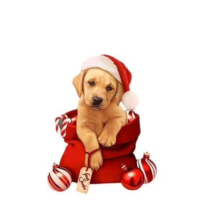 New Dog Acrylic Decorative Pendant Perfect Car Pendant Keychain Accessories Christmas Tree Decoration