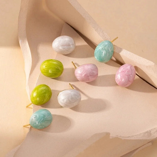 1 Pair Casual Minimalist Geometric Plating Titanium Steel Ear Studs