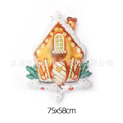 Christmas Casual Christmas Tree Santa Claus Snowman Aluminum Film Party Balloon Balloons