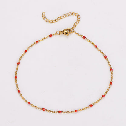 Women Minimalist Round Geometric Stainless Steel Electroplating Bracelets