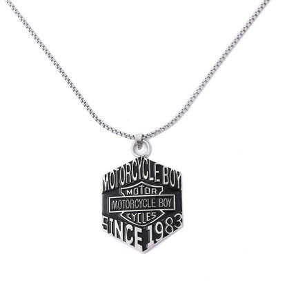 Hip-Hop Animal Skull Stainless Steel Alloy Plating Pendant Necklace