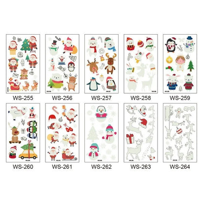 Christmas Santa Claus Transfer Stickers Tattoos & Body Art 1 Piece