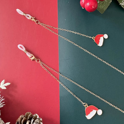Vacation Christmas Tree Alloy Christmas Women's Glasses Chain
