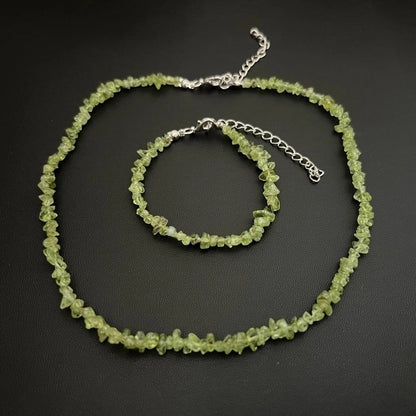 Fashion Irregular Natural Stone Handmade Bracelets Necklace