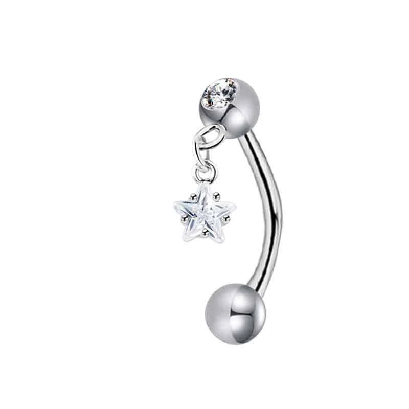 1 Piece Ear Cartilage Rings & Studs Minimalist Classic Style Water Droplets 304 Stainless Steel Eyebrow Studs Ear Cartilage Rings & Studs