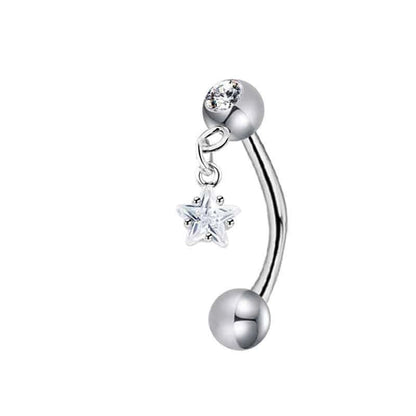 1 Piece Ear Cartilage Rings & Studs Minimalist Classic Style Water Droplets 304 Stainless Steel Eyebrow Studs Ear Cartilage Rings & Studs