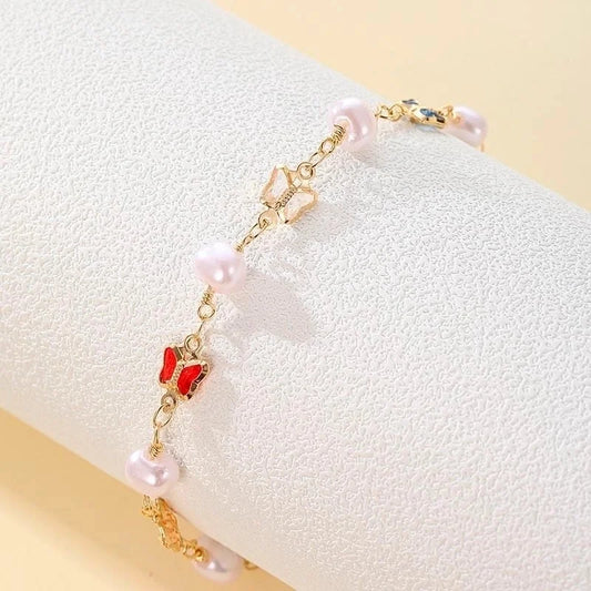 Minimalist Devil's Eye Alloy Copper Hollow Out Bracelets 1 Piece