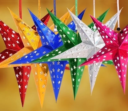 Christmas Christmas Star Party Decorative Props Decorations Hanging Ornaments