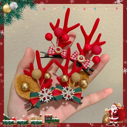 Christmas Cute Antlers Daily Hairpin