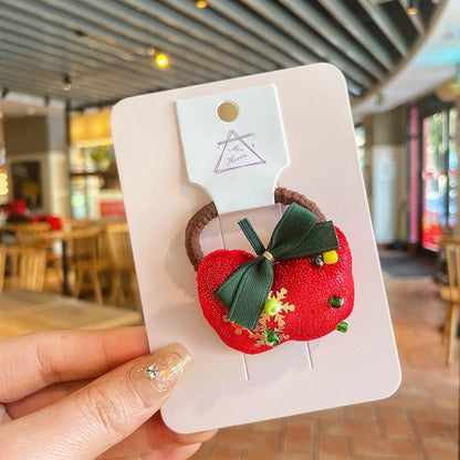 Christmas Cute Kid'S Christmas Tree Santa Claus Alloy Hair Clip Hair Band Hair Tie