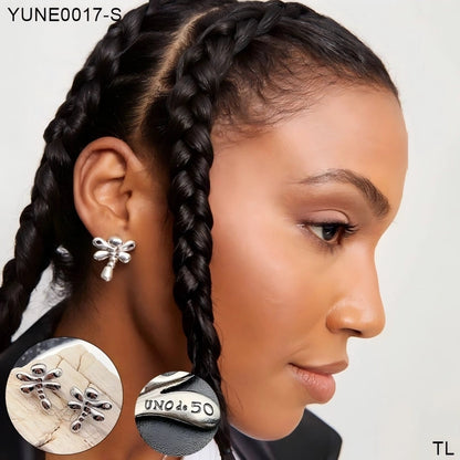 1 Pair Elegant Vacation Minimalist C Shape U Shape Solid Color 304 Stainless Steel 18K Gold Plated Earrings Ear Studs