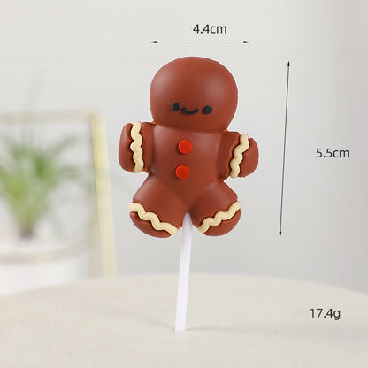 Christmas Santa Claus Soft Glue Party Cake Decorating Supplies