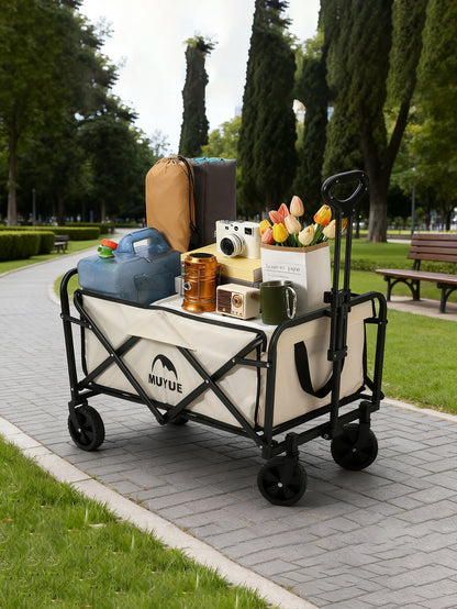 MUYUE Wagon Foldable Trolley Camping Cart