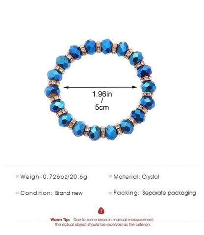Crystal Geometric Bracelets