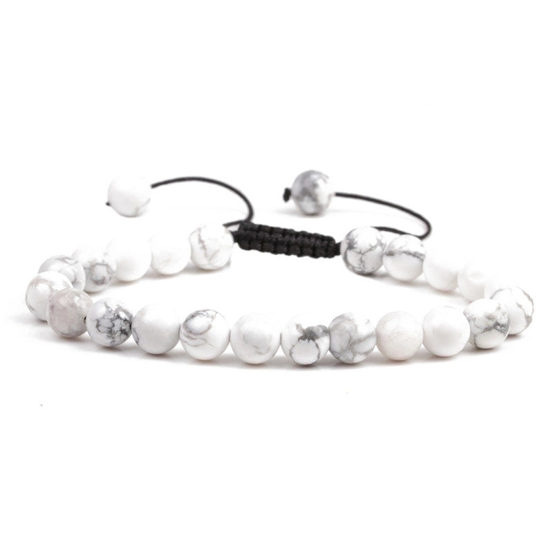 Fashion Geometric Agate No Inlaid Natural Stone Bracelet In Bulk