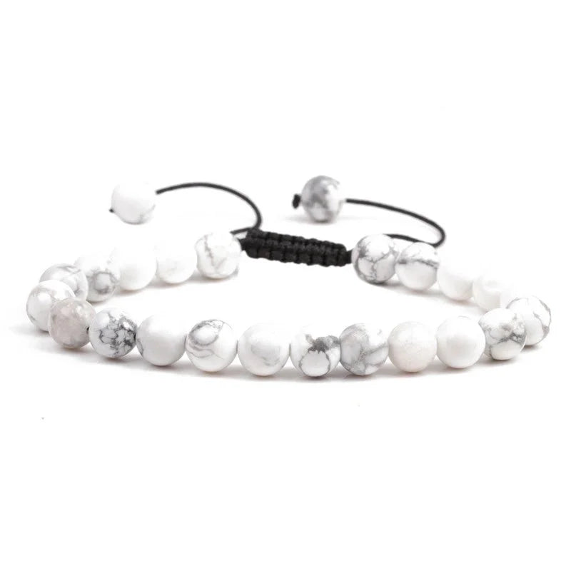 Fashion Geometric Agate No Inlaid Natural Stone Bracelet In Bulk