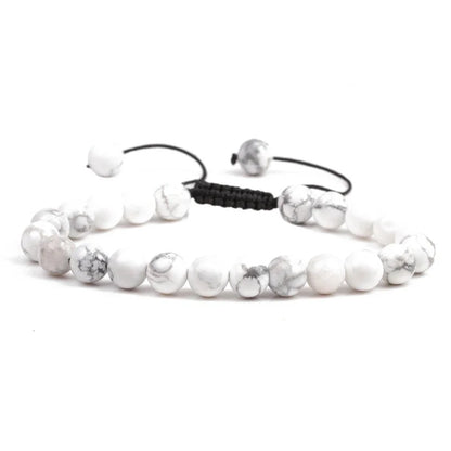 Fashion Geometric Agate No Inlaid Natural Stone Bracelet In Bulk