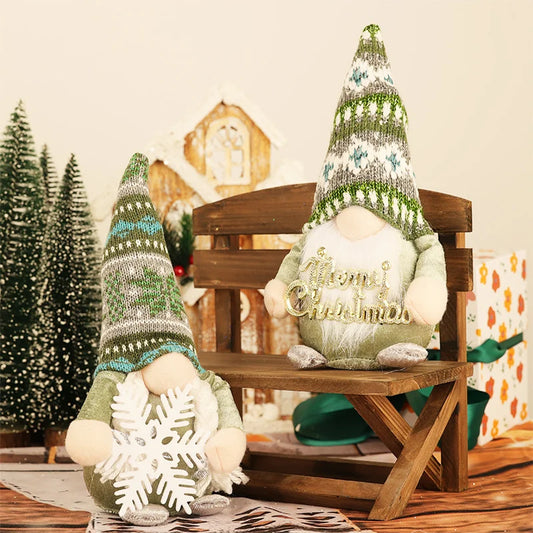 Christmas Decoration Supplies Christmas Nose With Lights Rudolph Doll Glowing Gnome Ornament