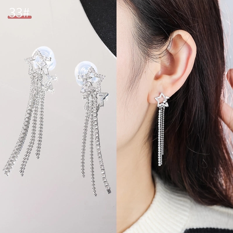 Mosquito Incense Plate Ear Clip Women's Ear Holes Exquisite Pearl Earrings Advanced Hong Kong Style Retro Niche Light Luxury Earrings