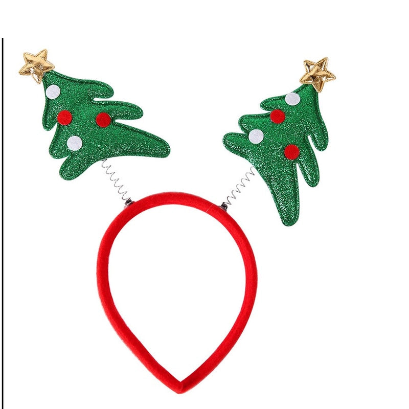 Christmas Casual Christmas Tree Santa Claus Snowman Plastic Party Costume Props Party Accessories