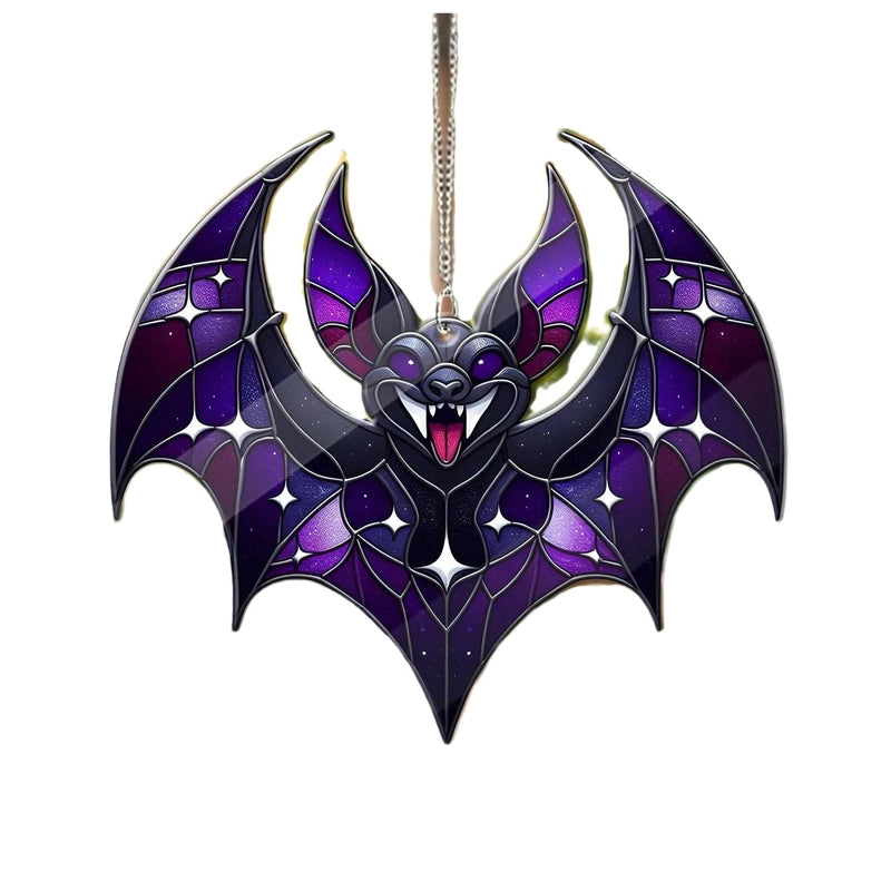 Halloween Modern Style Animal Bat Arylic Window Accessories