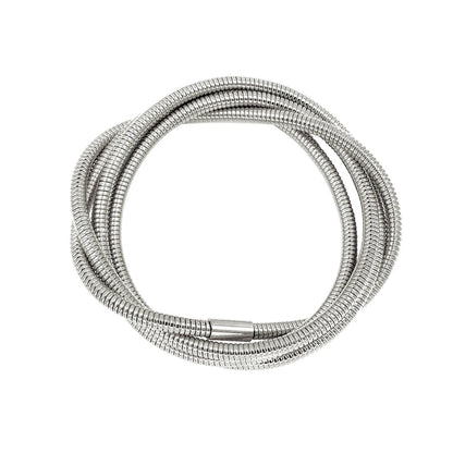 Minimalist Geometric 304 Stainless Steel 18K Gold Plated Bangle In Bulk