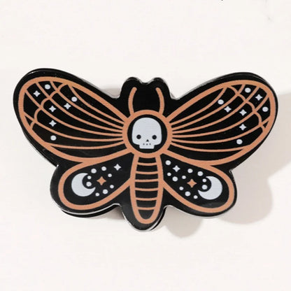 Halloween Minimalist Women's Pumpkin Spider Web Bat Arylic Hair Claws