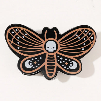 Halloween Minimalist Women's Pumpkin Spider Web Bat Arylic Hair Claws