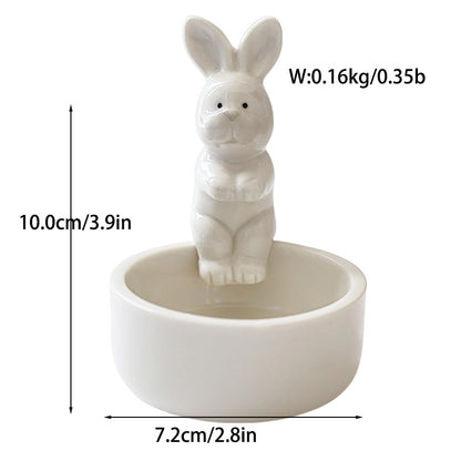 Halloween Cute Santa Claus Ghost Cat Ceramics Candlestick