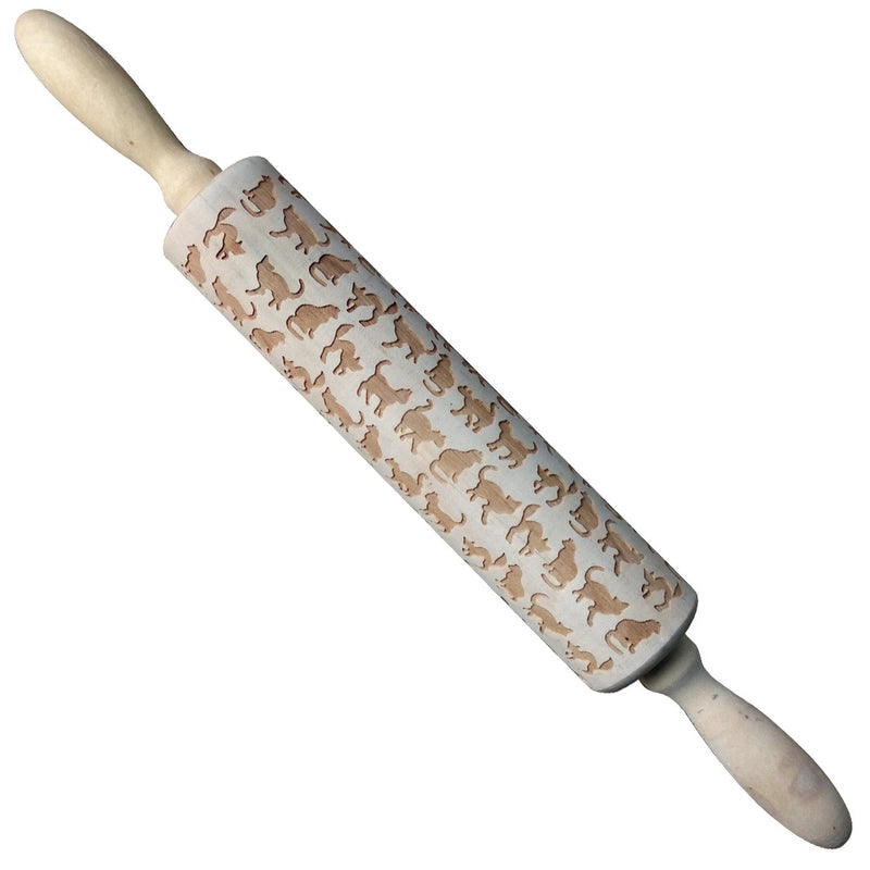Christmas Cartoon Style Ethnic Style Elk Theaceae/Muhe Rolling Pin 1 Piece