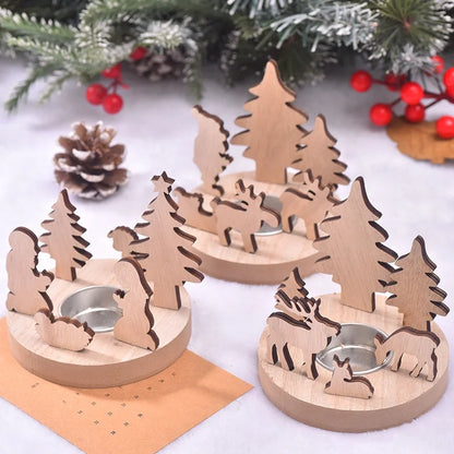 Christmas Cute IG Style Human Christmas Tree Elk Wood Party Festival