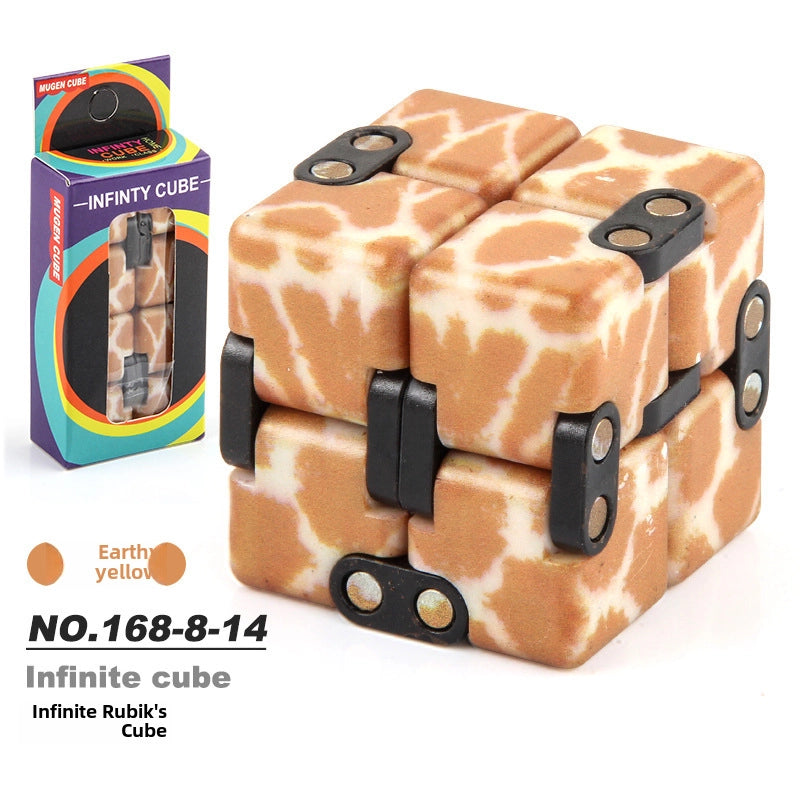 New Strange Decompression Toy UV Printing Infinite Rubik's Cube Decompression Folding Changeable Rubik's Cube Fingertip Rubik's Cube Manufacturer Resources