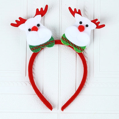 Christmas Cartoon Style Cute Snowman Elk Party Festival Headband