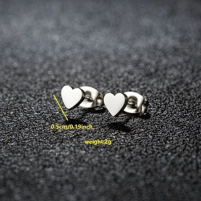 1 Pair Minimalist Classic Style Round Star Moon Hollow Out 304 Stainless Steel 18K Gold Plated Ear Studs