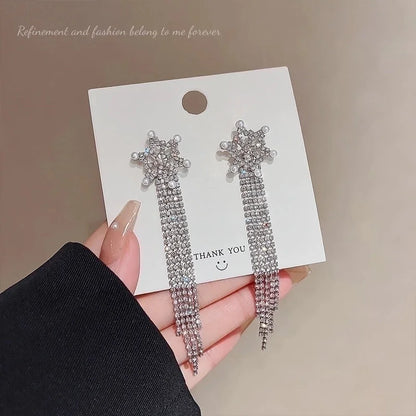 1 Pair Glam Geometric Plating Inlay Alloy Artificial Pearls Rhinestones Drop Earrings