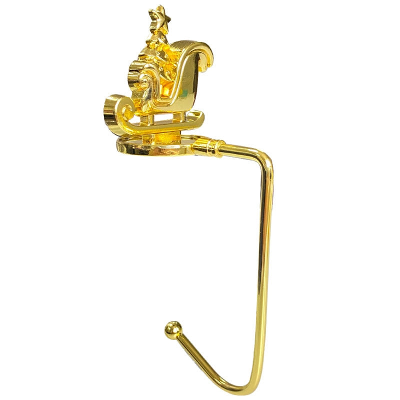 Christmas Fireplace Hook Metal Bag Hook Snowflake Christmas Stocking Hook In Stock