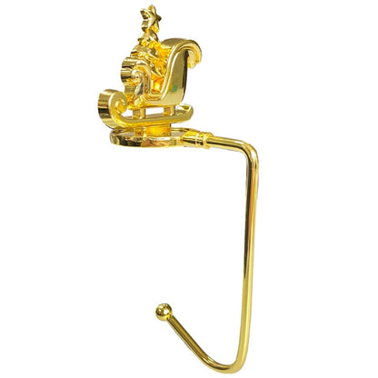 Christmas Fireplace Hook Metal Bag Hook Snowflake Christmas Stocking Hook In Stock